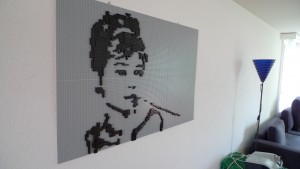 Audrey Hepburn aus Lego